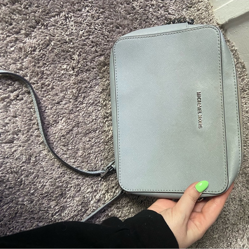 Michael Kors Light Blue Crossbody Bag